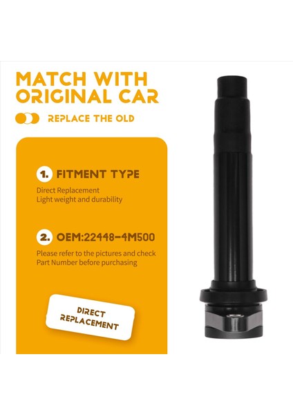 22448-4M500 Nissan Primera Almera Sentra Için Araç Ateşleme Bobini CM11-205 22448-4M50A 224484M500 Otomatik Aksesuarlar (Yurt Dışından) indirimleri