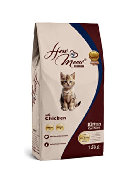 Yavru Kedi Maması Tavuklu 15 kg Tüy ve Deri Sağlığı İçin Özel Formül fiyatları