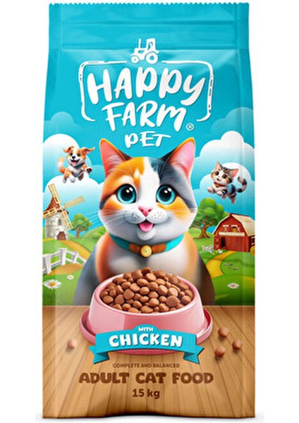 Yetişkin Kedi Maması Tavuk Etli 15 kg Ekonomik Besleyici Mama fırsatları