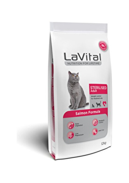 12 kg Sterılısed Somonlu Kedi Maması Kısırlaştırılmış Yetişkin Kediler İçin Düşük Magnezyum modelleri