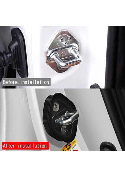 1 Set Araba Silikonunu Azaltan Gürültü Kapısı Kilit Koruyucu Mandallar Honda Accord Için Tıpa Kapakları Civic Crv Hrv Odyssey (Yurt Dışından) modelleri