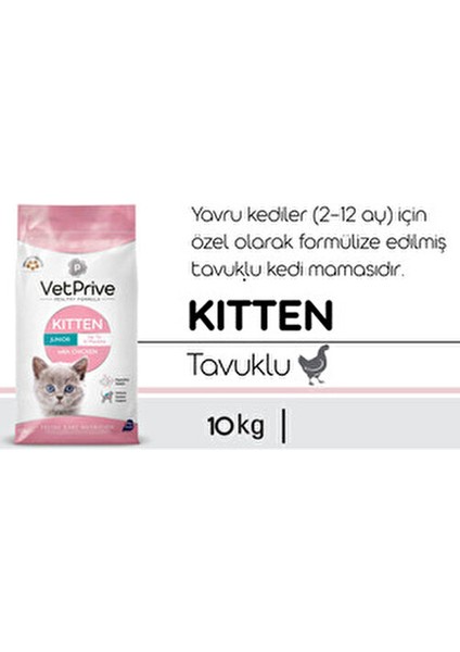 Tavuklu Yavru Kedi Maması 10 kg Ekonomik Segmentte Sağlıklı Beslenme modelleri