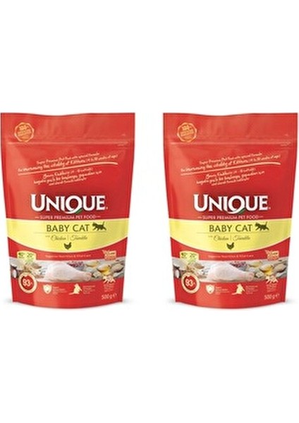 Baby Cat Premium Tavuklu Yavru Kedi Maması 500 gr 2 Adet Süper Besleyici fiyatları