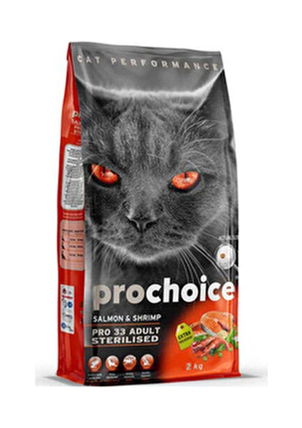 Pro 33 Somonlu ve Karidesli Kısırlaştırılmış Kedi Maması 15 kg Süper Premium Lezzet fiyatları