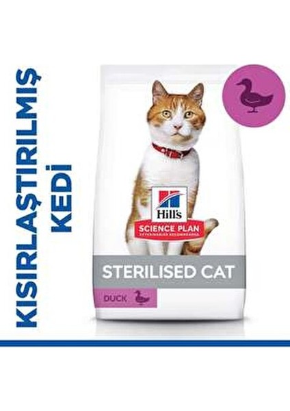 SP Ördekli Kısırlaştırılmış Yetişkin Kedi Maması 3kg Süper Premium Kalite