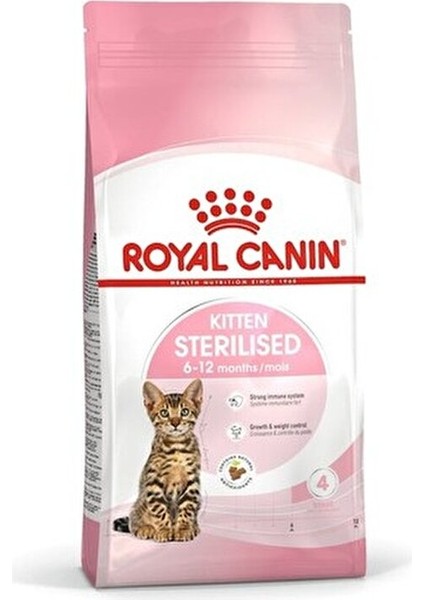 Kuru Kedi Maması 2 kg Sterilised Kısırlaştırılmış Yavru Kediler İçin İstiridye Tatlı