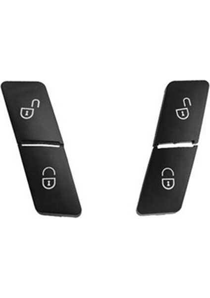1 Çift Siyah Kapı Kilit Anahtarı Kilit Anahtarı 2049058402 Mercedes-Benz C-Class E-Class Glk-Sınıf W204 W207 W212 (Yurt Dışından)
