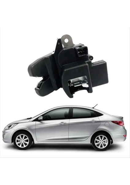 Hyundai Solaris Kia Rio 2011-2017 Için Araba Arka Gövde Kapağı Kilit 81230-4Y020 (Yurt Dışından) indirimleri