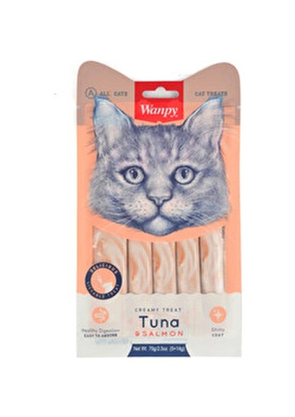 Ton Balığı & Somonlu Sıvı Kedi Ödülü 25*14 gr Tüm Yaş Grubu Kediler İçin Lezzetli Ödül fiyatları