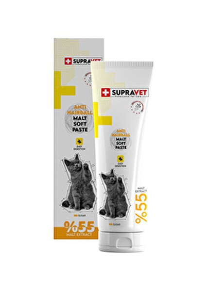 Anti-Hairball Malt Kedi Macunu 100 gr %55 Extra Malt Tüy Yumağı Engelleyici Yetişkin Kediler İçin fırsatları