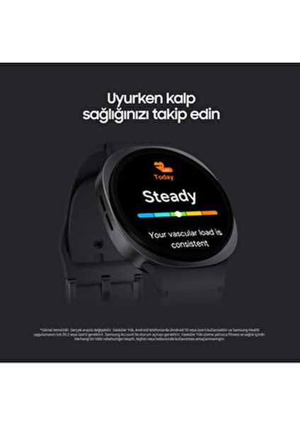 Galaxy Watch8 Small Gümüş SM-L320NZSATUR Akıllı Saat Kalp Ritmi Ölçme ve GPS Özellikleriyle