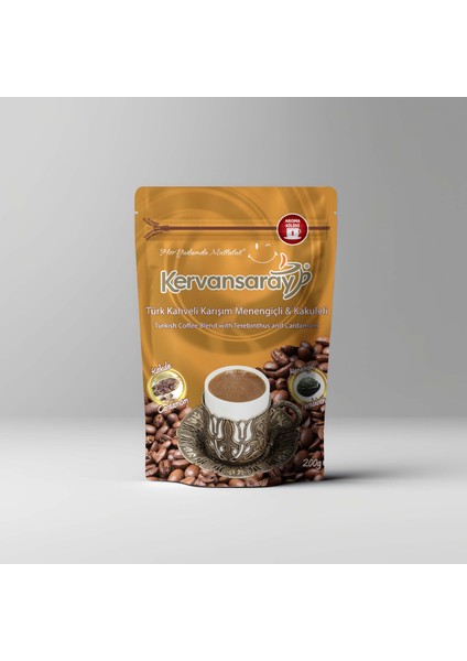 Türk Kahveli Karışım Menengiçli & Kakuleli (200 gr )