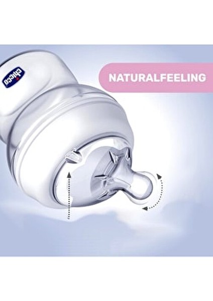 250 ml Natural Feeling Pp Biberon 2+ Ay (2 Adet) Yumuşak Silikon Emzik ile Kolik Riskini Azaltır modelleri