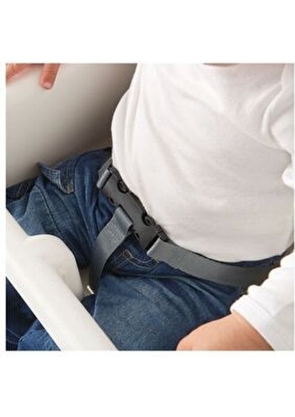 Antilop Siyah Tepsili Kemerli Mama Sandalyesi 0 - 4 Yaş İçin Portatif Kullanım