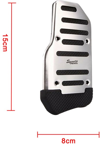 2pcs Gaz Hızlandırıcı Pedal ve Fren Pedalı Kapak Ayak Pedi Evrensel Otomatik Şanzıman Arabası (Yurt Dışından) indirimleri