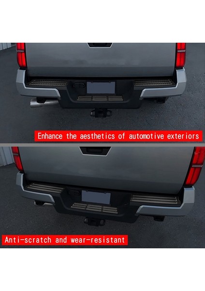 Toyota Tacoma 2024 Araç Aksesuarları Için Araba Paslanmaz Çelik Pedalı Arka Kuyruk Kutu Koruma Pedalı (Yurt Dışından) modelleri
