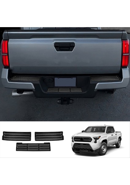 Toyota Tacoma 2024 Araç Aksesuarları Için Araba Paslanmaz Çelik Pedalı Arka Kuyruk Kutu Koruma Pedalı (Yurt Dışından) indirimleri