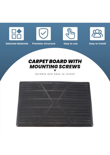 Evrensel Araba Zemin Mat Pad Topuk Ayak Halı Pedalı Yama Kapağı Ön Anti -Sıdlı Pedal Mat - 25X16CM (Yurt Dışından) fırsatları