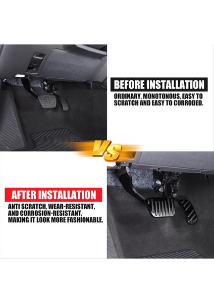 Toyota Land Cruiser 250 Prado LC250 2024 Aksesuarlar Paslanmaz Çelik, B Için Araba Freni Pedal Gaz Hızlandırıcı Pedal Kapağı (Yurt Dışından) indirimleri