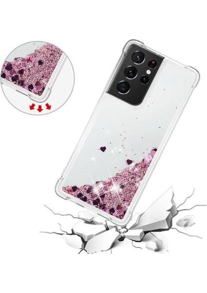 Samsung Galaxy S21 Ultra 5g Glitter Sparkle Sevimli Quicksand Için Telefon Kılıfı (Yurt Dışından) fiyatları