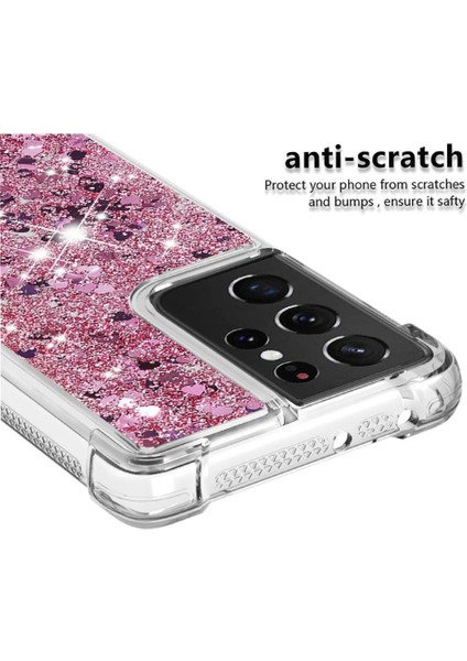 Samsung Galaxy S21 Ultra 5g Glitter Sparkle Sevimli Quicksand Için Telefon Kılıfı (Yurt Dışından) modelleri