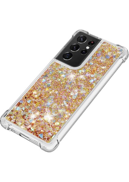 Samsung Galaxy S21 Ultra 5g Glitter Sparkle Sevimli Quicksand Için Telefon Kılıfı (Yurt Dışından) modelleri