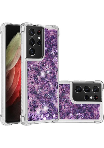 Samsung Galaxy S21 Ultra 5g Glitter Sparkle Sevimli Quicksand Için Telefon Kılıfı (Yurt Dışından) modelleri