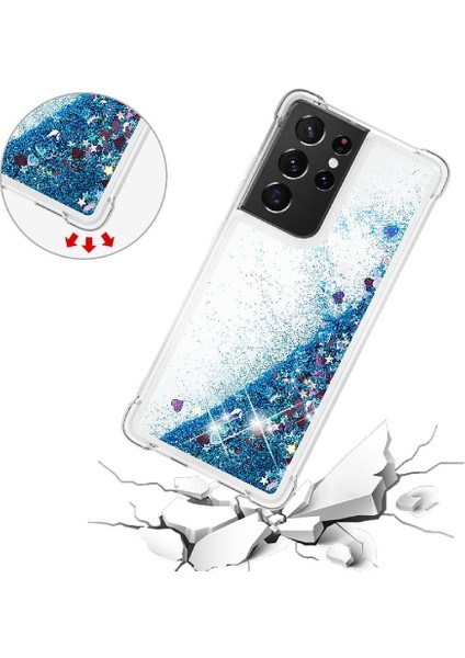 Samsung Galaxy S21 Ultra 5g Glitter Sparkle Sevimli Quicksand Için Telefon Kılıfı (Yurt Dışından) modelleri