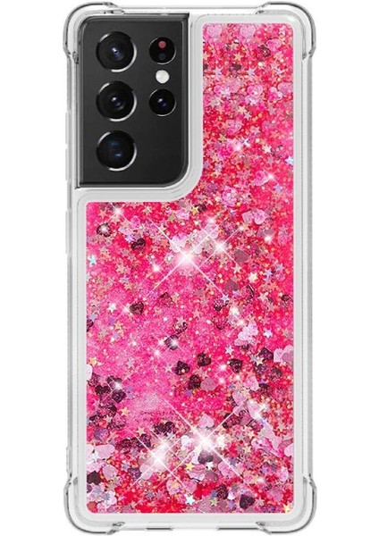 Samsung Galaxy S21 Ultra 5g Glitter Sparkle Sevimli Quicksand Için Telefon Kılıfı (Yurt Dışından) modelleri
