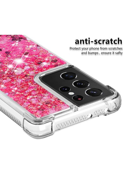 Samsung Galaxy S21 Ultra 5g Glitter Sparkle Sevimli Quicksand Için Telefon Kılıfı (Yurt Dışından) fırsatları