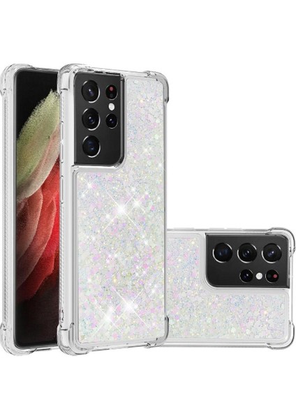 Samsung Galaxy S21 Ultra 5g Glitter Sparkle Sevimli Quicksand Için Telefon Kılıfı (Yurt Dışından) fırsatları