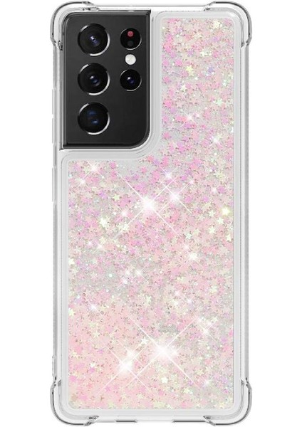 Samsung Galaxy S21 Ultra 5g Glitter Sparkle Sevimli Quicksand Için Telefon Kılıfı (Yurt Dışından) modelleri