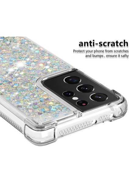 Samsung Galaxy S21 Ultra 5g Glitter Sparkle Sevimli Quicksand Için Telefon Kılıfı (Yurt Dışından) fırsatları