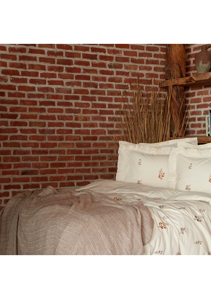 Randy Tek Kişilik Jakar Battaniye Bej