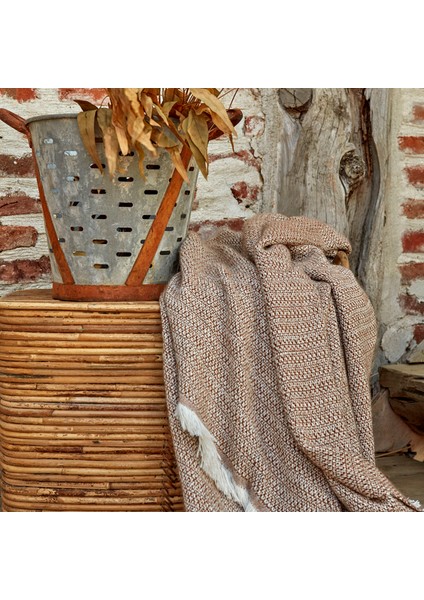 Randy Tek Kişilik Jakar Battaniye Bej fırsatları