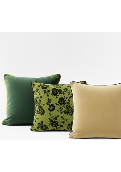 Hera, Desenli Kadife Çift Taraflı Kırlent Kılıfı fırsatları