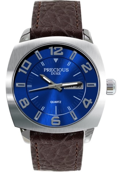 Precıous Duke Klasik Moda Saat Deri Kayışlı Erkek Saati (Yurt Dışından)