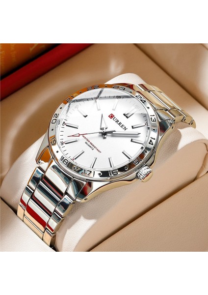 Curren Karien 8452 Erkek Iş Çelik Saati 24 Saat Göstergeli Kuvars Günlük (Yurt Dışından) fiyatları