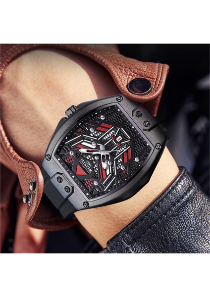 Erkekler Için Serin Spor Takvim Su Geçirmez Erkek Saati Mizaç Kuvars Saat (Yurt Dışından) modelleri