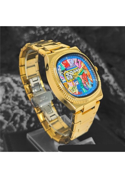 Erkekler Için Büyük Kadranlı Kare Saat, Üst Düzey Çizgi Roman Film Saati (Yurt Dışından) fiyatları