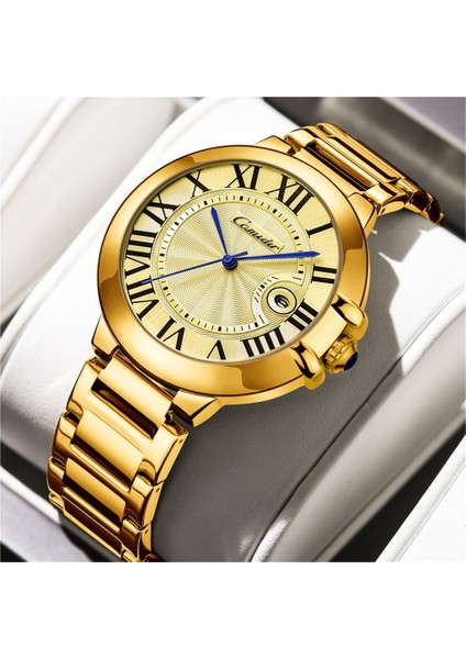 Mavi Balon Erkek Kol Saati Erkekler Için Tam Otomatik Su Geçirmez Moda Iş Kuvars (Yurt Dışından)