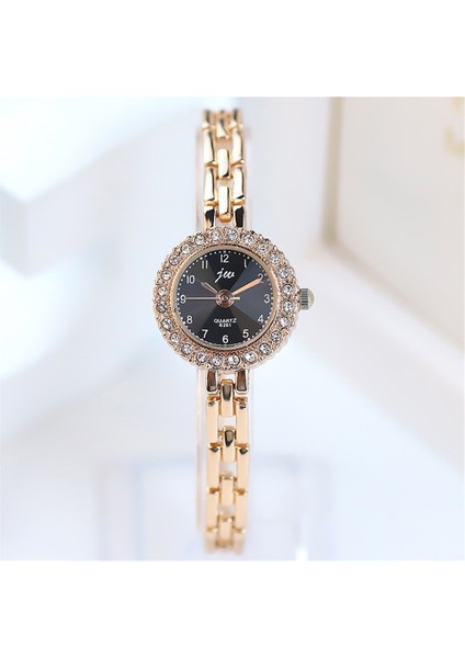 Bilezik Saat Elmas Alaşım Bilezik Saat Öğrenci Tarzı Üst Düzey Kuvars Saat Kadın Saati (Yurt Dışından)
