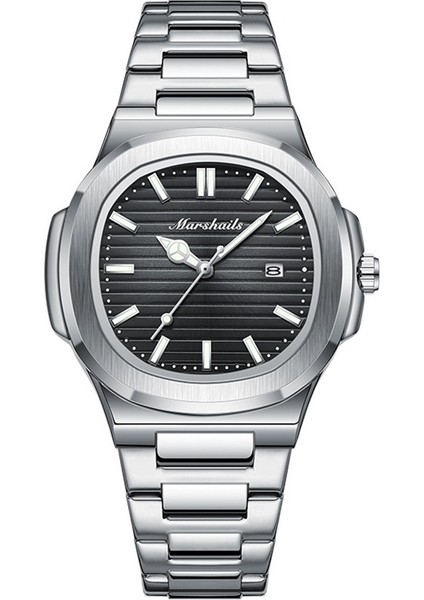 Su Geçirmez Ultra Ince Erkek Saati Takvimli Kuvars Saat (Yurt Dışından)