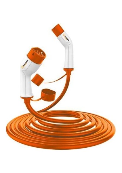 Ev Tipi 22KW 5m Elektrikli Araç Şarj Kablosu Çantalı