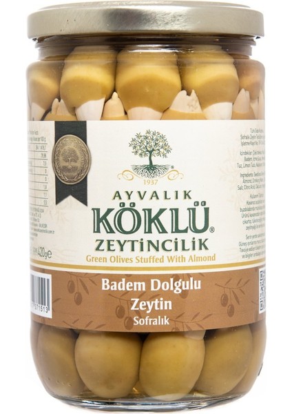 Badem Dolgulu Zeytin 660 cc
