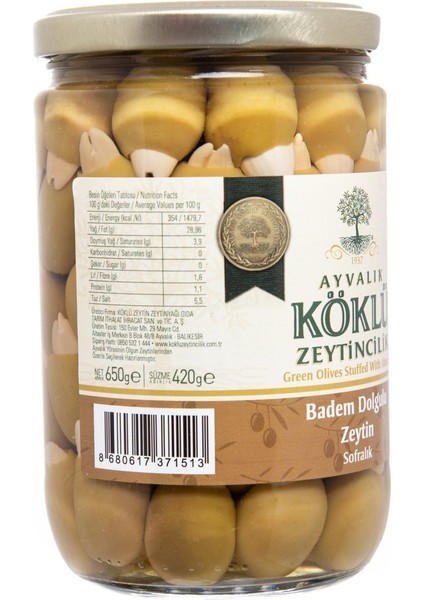 Badem Dolgulu Zeytin 660 cc fırsatları