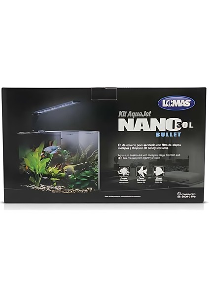 Lomas Bullet Nano Akvaryum Ledli 30LT fiyatları