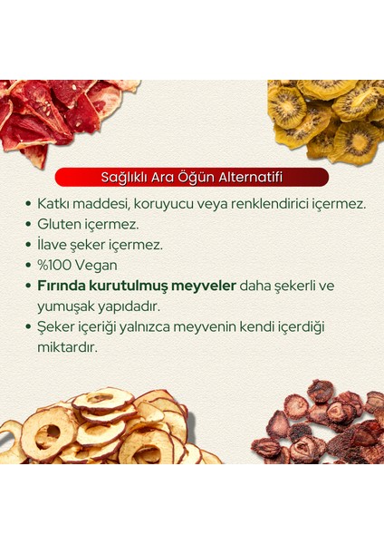 6'lı Oven Dried Kuru Meyve Cipsi Paketi - Katkısız & Ilave Şekersiz - Fırınlanarak Kurutulmuş Kuru Meyve Çeşitleri fiyatları
