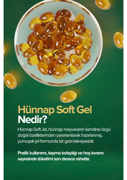 3 Adet Hünnap Bitkisel Karışım Yağlar Içeren Takviye Edici Soft Jel Kapsül fiyatları