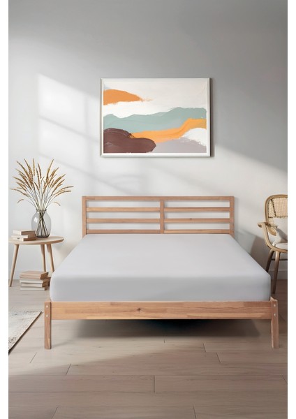 Sertifikalı Organik Pamuklu Lastikli Çarşaf Silver L Tek Kişilik - Çift Kişilik L Örme Penye fiyatları